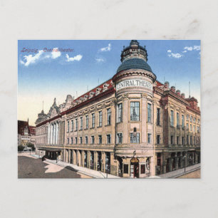 Oud Briefkaart - centraal theater, Leipzig