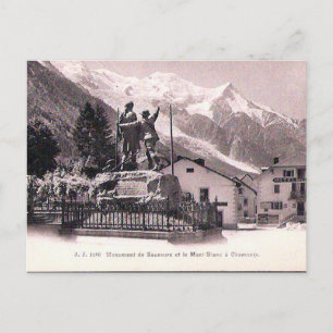 Oud Briefkaart - Chamonix en Mont Blanc