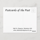 Oud Briefkaart - Cheyenne, Wyoming (Achterkant)