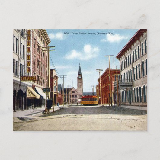 Oud Briefkaart - Cheyenne, Wyoming (Voorkant)