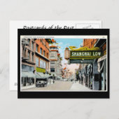 Oud Briefkaart - Chinatown, San Francisco (Voorkant / Achterkant)