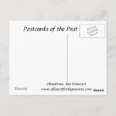 Oud Briefkaart - Chinatown, San Francisco (Achterkant)