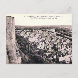 Oud Briefkaart - Chinon, Indre-et-Loire, Frankrijk