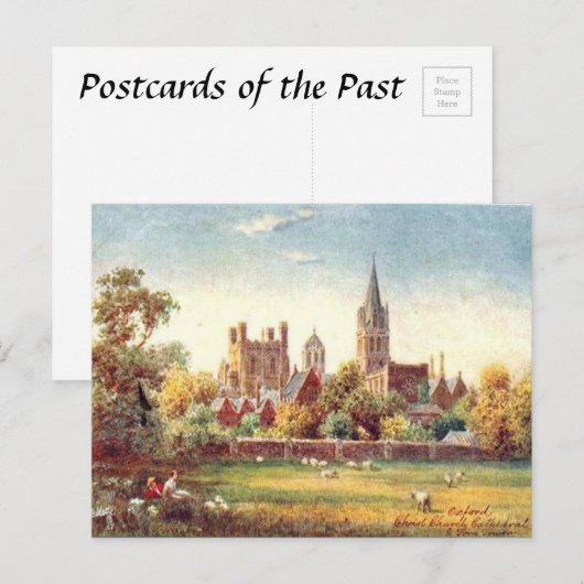 Oud Briefkaart - Christuskerk, Oxford (Voorkant / Achterkant)