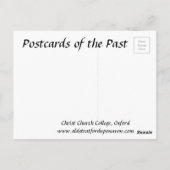 Oud Briefkaart - Christuskerk, Oxford (Achterkant)