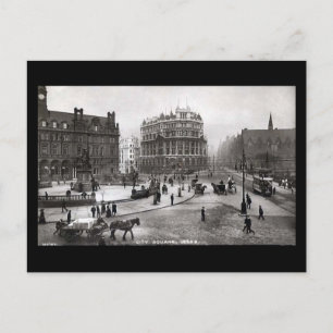 Oud Briefkaart, City Square, Leeds Briefkaart