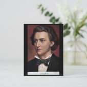 Oud Briefkaart - Composers - Chopin (Staand voorkant)