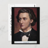 Oud Briefkaart - Composers - Chopin (Voorkant / Achterkant)