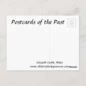 Oud Briefkaart - Criccieth Castle, Wales (Achterkant)