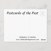 Oud Briefkaart - Darlington, Co Durham (Achterkant)