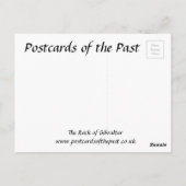 Oud Briefkaart - De steen van Gibraltar (Achterkant)