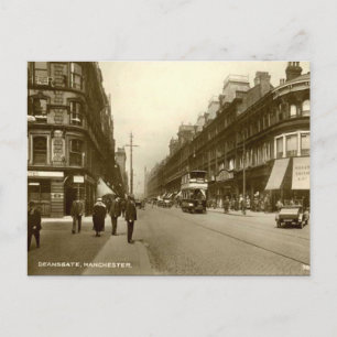 Oud Briefkaart - Deansgate, Manchester