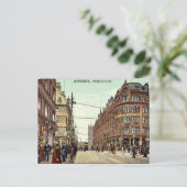 Oud Briefkaart - Deansgate, Manchester (Staand voorkant)