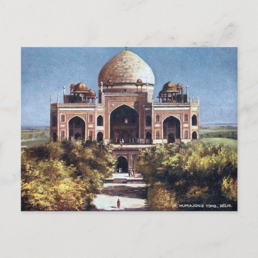 Oud Briefkaart - Delhi, India (Voorkant)