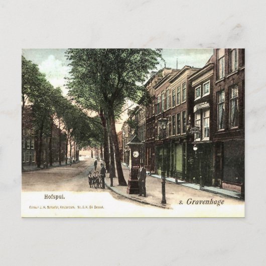 Oud Briefkaart - Den Haag, Nederland (Voorkant)