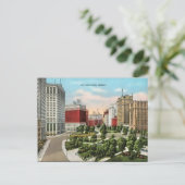 Oud Briefkaart - Detroit, Michigan (Staand voorkant)