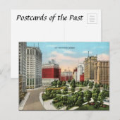 Oud Briefkaart - Detroit, Michigan (Voorkant / Achterkant)