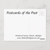 Oud Briefkaart - Detroit, Michigan, VS (Achterkant)