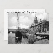 Oud Briefkaart - Douane House, Dublin (Voorkant / Achterkant)