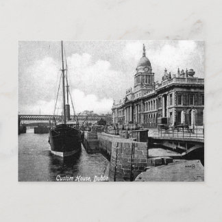 Oud Briefkaart - Douane House, Dublin
