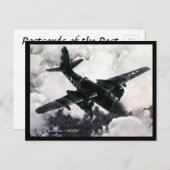 Oud Briefkaart - Douglas A-20 "Havoc" (Voorkant / Achterkant)