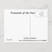 Oud Briefkaart - Duurham Cathedraal (Achterkant)