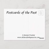 Oud Briefkaart - een zomeravond (Achterkant)