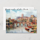 Oud Briefkaart - Elvet Bridge, Durham (Voorkant / Achterkant)