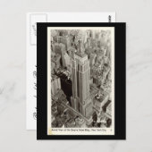 Oud Briefkaart - Empire State Building, NYC (Voorkant / Achterkant)