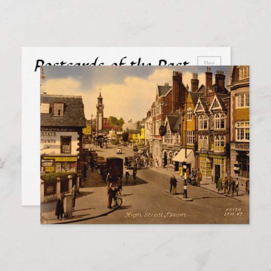 Oud Briefkaart - Epsom, Surrey (Voorkant / Achterkant)