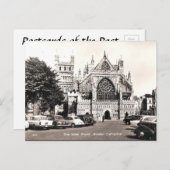 Oud Briefkaart - Exeter Cathedral (Voorkant / Achterkant)