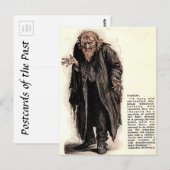 Oud Briefkaart - Fagin van "Oliver Twist" (Voorkant / Achterkant)