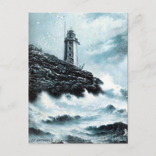 Oud Briefkaart - Falmouth, Cornwall (Voorkant)