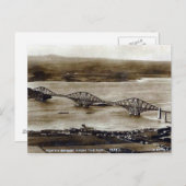 Oud Briefkaart - Forth Railway Bridge (Voorkant / Achterkant)
