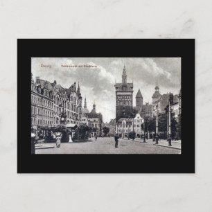 Oud Briefkaart, Gdansk/Danzig - Kohlenmarkt Briefkaart