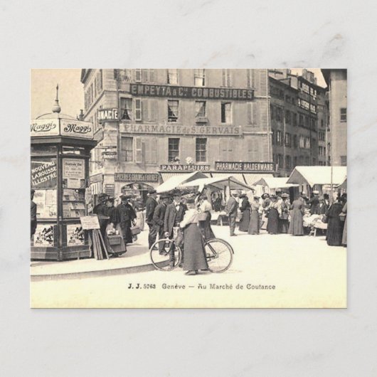 Oud Briefkaart - Genève, Zwitserland (Voorkant)