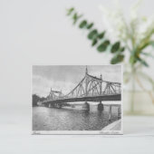 Oud Briefkaart - Glienicker Brug, Potsdam, (Staand voorkant)