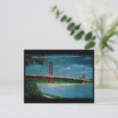 Oud Briefkaart - Golden Gate Bridge, San Francisco (Staand voorkant)
