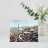 Oud Briefkaart - Halifax, Yorkshire (Staand voorkant)