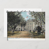Oud Briefkaart - het Witte Huis, Washington, DC (Voorkant / Achterkant)