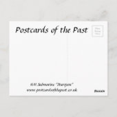 Oud Briefkaart - HM onderzeeër "Sturgeon" (Achterkant)