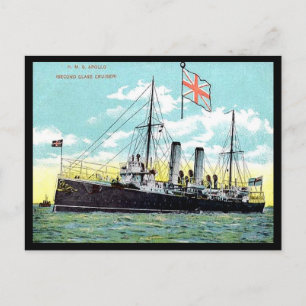 Oud Briefkaart - HMS Apollo