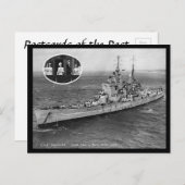 Oud Briefkaart - HMS Vanguard (Voorkant / Achterkant)