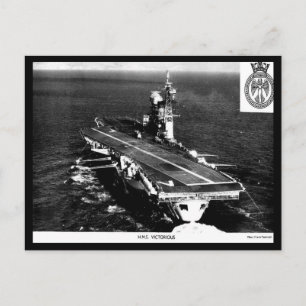 Oud Briefkaart - HMS Victorious