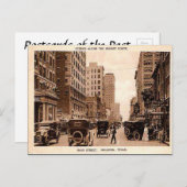 Oud Briefkaart - Houston, Texas (Voorkant / Achterkant)