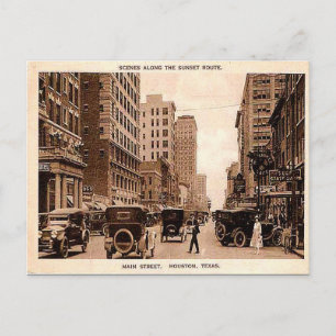 Oud Briefkaart - Houston, Texas