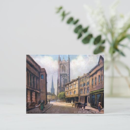 Oud Briefkaart - IJzerpoort, Derby (Staand voorkant)