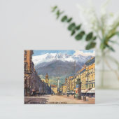 Oud Briefkaart - Innsbruck, Oostenrijk (Staand voorkant)