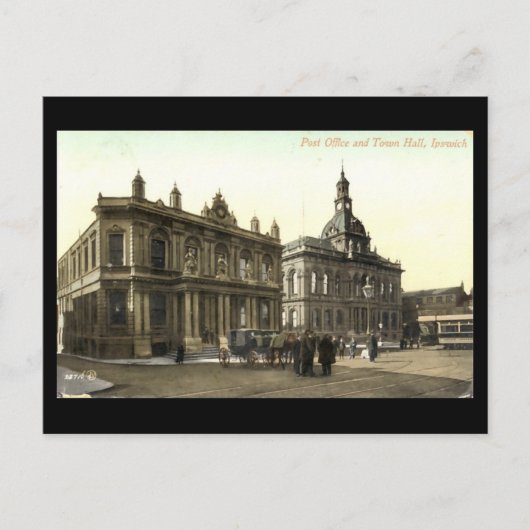 Oud Briefkaart - Ipswich, Suffolk (Voorkant)