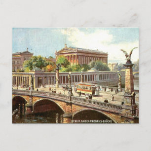 Oud Briefkaart - Kaiser-Friedrich-Brucke, Berlijn